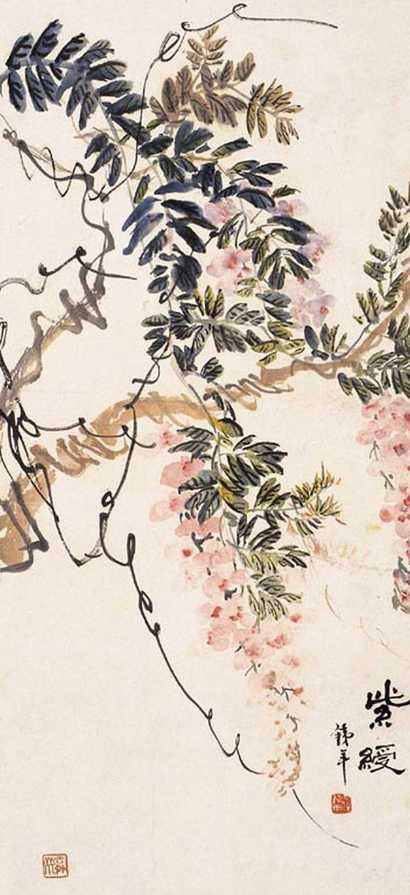 符铁年 花卉 立轴